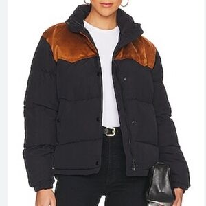 [SOLD] Rag and Bone Black and Brown Puffer Jacket